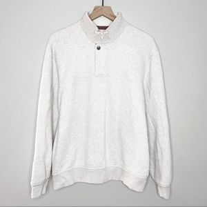 Mens Orvis Mock Neck Zip Sweater